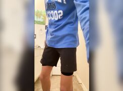 My wild jerks Games in Adidas shorts