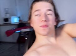 Player twink porn Alex cum show