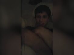 Twink doing some daddy role playing while taking it up the ass