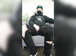 He Shoots On His Jeans Mask Covid Porn
