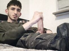 Latino hunk with a big cock jerks and cums boys porn