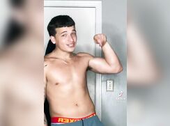 Sexy boy twink tube flex