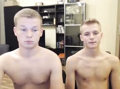 Blond Twinks On Webcam Suck, Bareback Fuck, And Cum Gay Porn