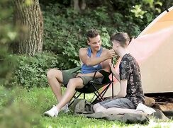 Let's Bareback In The Garden Boys Gay Porn