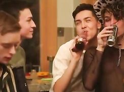 Boys twinks gay porn having a friday night party