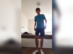 Twink in Sportswear strips naked boys porn