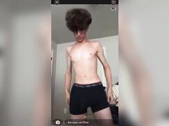 Shaved Twink Shows Off His Baseball Bat porn