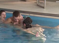 Fooling Around At The Pool Gay Porn Group Fuck