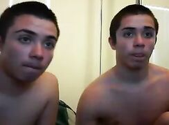Brazilian Twins Play On Webcam gay porn