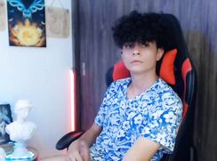 Uncut Latino Twink With Big Hair Cums On Webcam porn