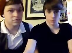 Sexy teens friends having fun on webcam boys porn