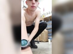 Fun at Work + Get paid to play= nice time twink tube