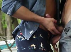 Making love in the wood gay porn videos