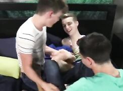 Three twinks gay porn videos having great sex fun