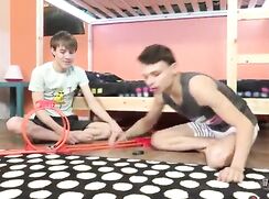Two boys in a room gay porn couple