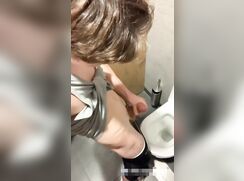 AA Vid - Gay porn amateur blowjob in gym's bathroom tube