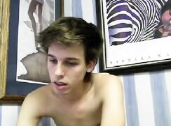 Str8 guy shoots a load for his GF boys porn