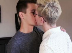 Cute blond enjoys bare long dicking from boyfriend boys porn