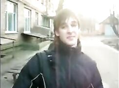 The boys decided to run with naked butts