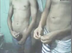 Hot mates showing their hard cocks boys porn