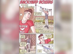 Next Door Neighbour Backyard Crush Gay Porn Comic Book