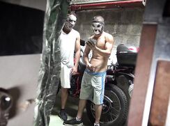 Romanian straight boy gets milked porn