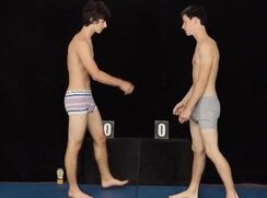 Naked wrestling twink boys porn couple