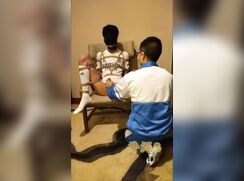 Soccer teenager who wants something special from his coaches