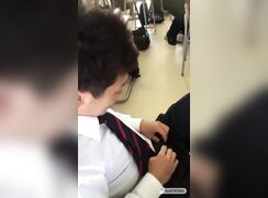 Showing his bulge school boys porn