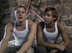 Safe sex in barn gay porn videos