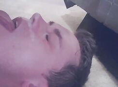 Twink Gives Himself A Closeup Facial