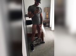 Hung Bearded Twunk Shows Off Cock