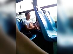 Twink Cums While Riding Bus Boys Porn