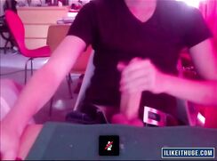 Stud Plays With Massive Cock