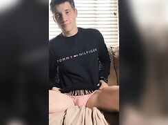 cute college boy masturbates on cam gay porn