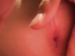 Improvised dildo and good cock