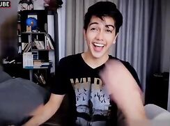 Boys Porn jerking huge cock