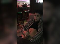 Guy Films Friend Cumming In Public Bar Boys Porn