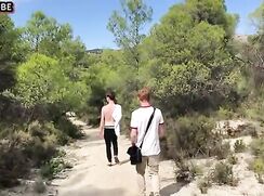 Outside 3way w Ginger Gay Porn Videos