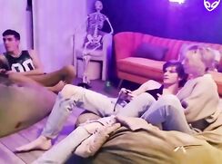 Ditch Video Games For Group Sex Boys Porn