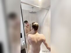 in the shower time boys