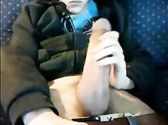 Showing off his big cock