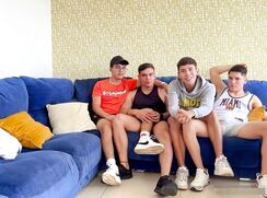 AA Vid - Gay porn latino twinks group fuck boys