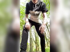 Adidas and forest result in a horny mixture of sperm