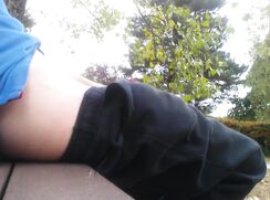 Outdoor wanking