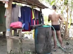 Wells gives him some much needed relief, showers