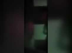 The lads prefer to do it in semi-darkness