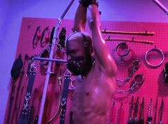 Black slave in bondage