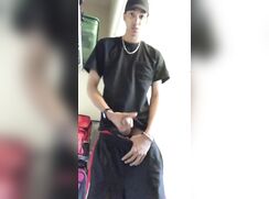 Young Freak Showing off BIG DICK