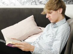 While trying on new briefs